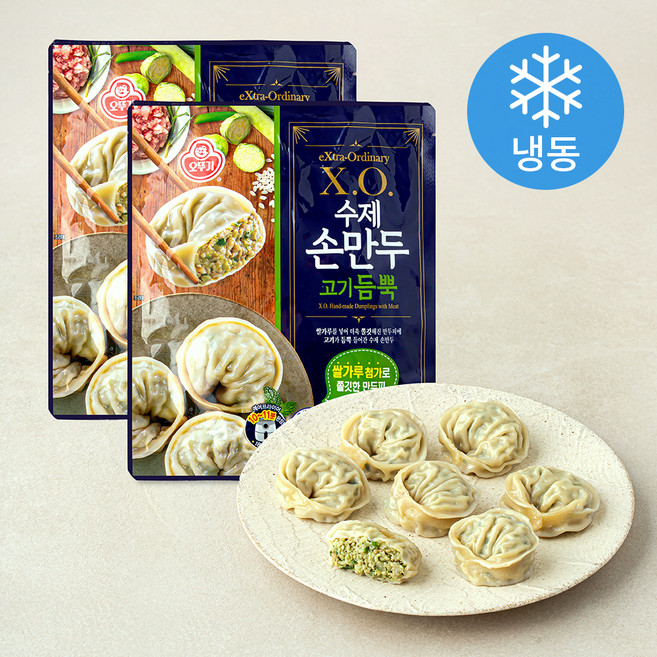 오뚜기 XO 수제손만두 고기듬뿍 (냉동), 364g, 2개