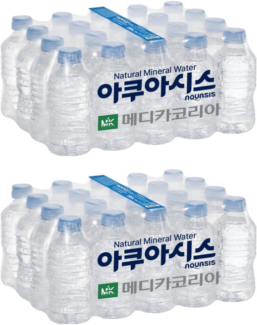 아쿠아시스 무라벨, 330ml, 40개