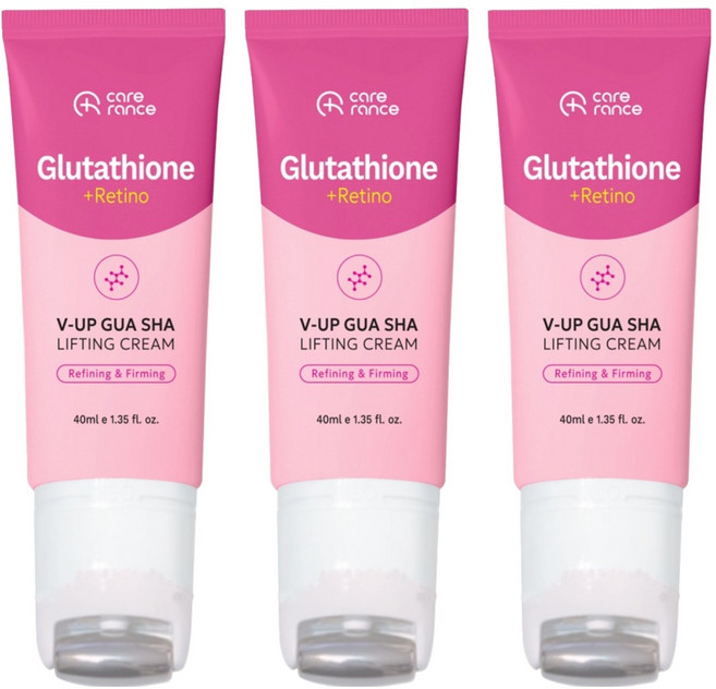 케어란스 글루타치온 레티노 브이 업 괄사 리프팅 크림, 3개, 40ml