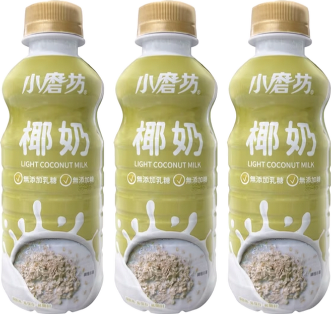 小磨坊 椰奶, 250ml, 3瓶