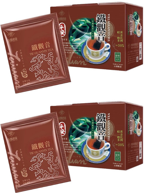永發茗茶 冷泡鐵觀音, 2.7g, 16包, 2盒