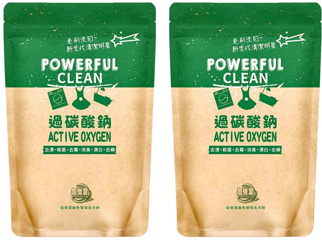 加倍潔 過碳酸鈉去污粉, 600g, 2包