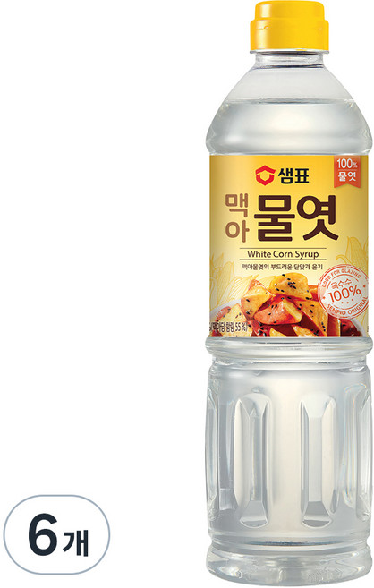 샘표 맥아물엿, 1.2kg, 6개