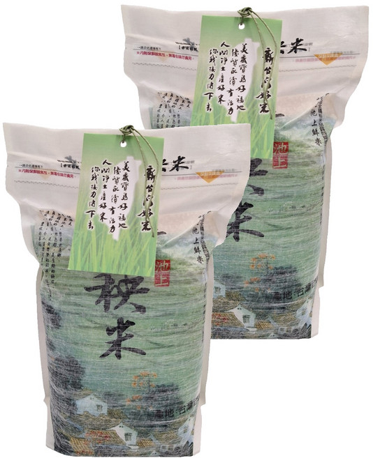 陳協和 池上青秧米, 2kg, 2包, CNS一等