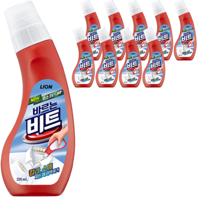 비트 바르는 얼룩제거제, 220ml, 10개