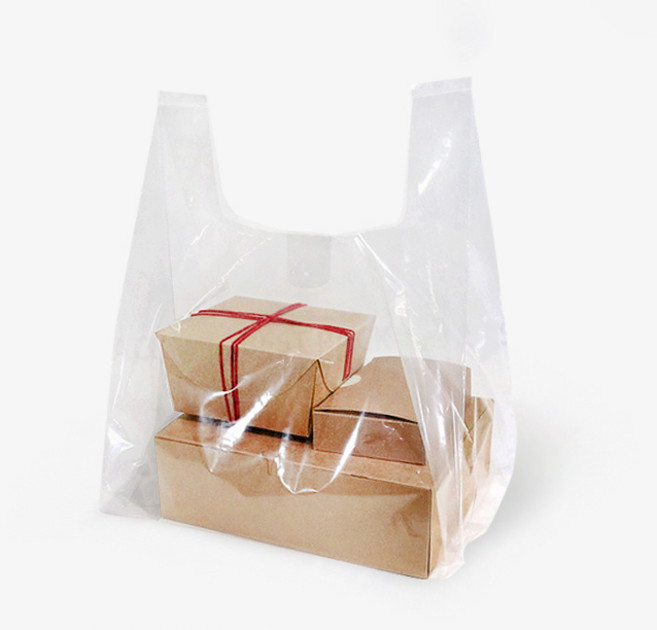 베스트팩 PE M자형 비닐쇼핑백, 투명, 100매