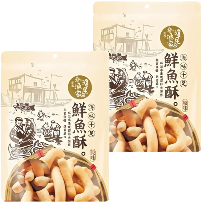 滬尾漁家 鮮魚酥, 150g, 2包