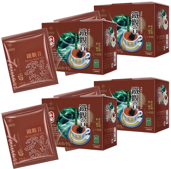 永發茗茶 冷泡鐵觀音, 2.7g, 16包, 4盒