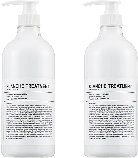 르비르 LPP 프로틴 케어 효모 저자극 블랑쉬 트리트먼트, 2개, 1L