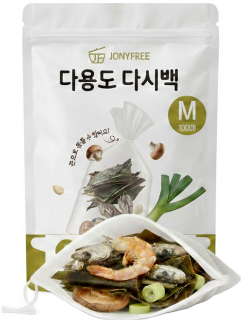 조니프리 다용도 다시백, 중(M), 1개, 100개입