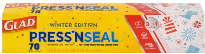 GLAD 佳能 神奇保鮮膜 假日限定版, Holiday特別版, 21.6m, 1個