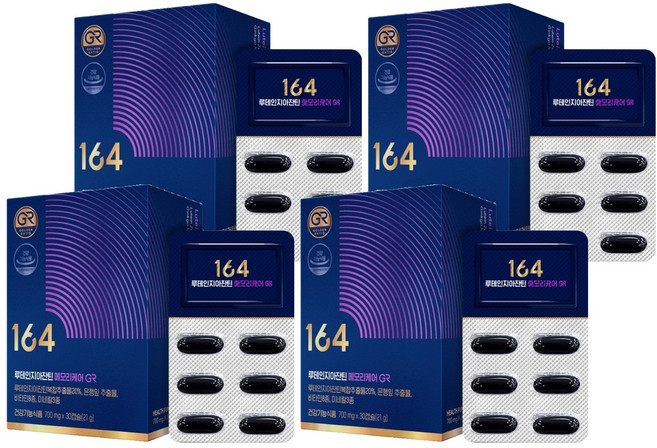 뉴트리원 루테인지아잔틴 164 메모리케어 GR, 30정, 4개