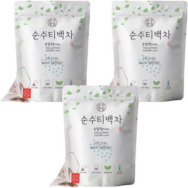 순수한집 건조 무말랭이차, 1g, 50개입, 3개