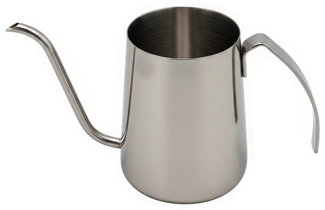 304不鏽鋼細口手沖壺, 細口手沖壺, 350ml, 1個