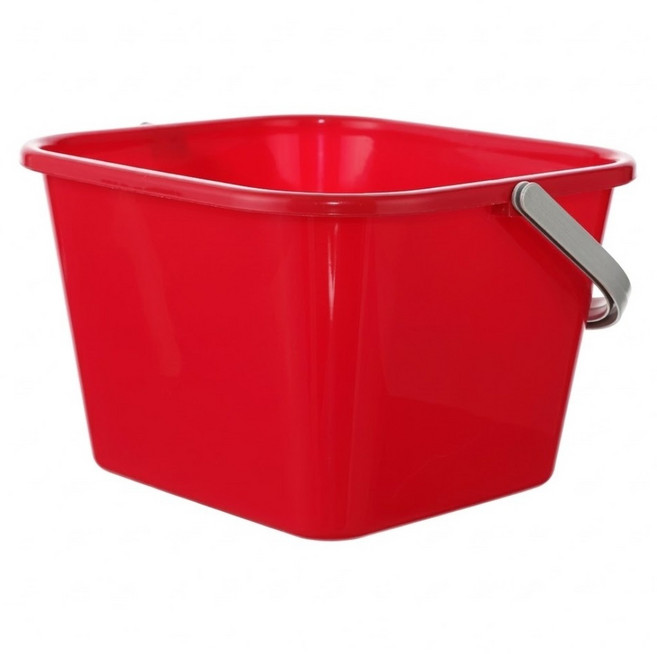 KEYWAY 聯府 好運花方形水桶 9L, 顏色隨機, 1個