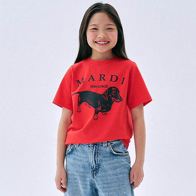 Mardi Mercredi 兒童款動物繽紛T恤