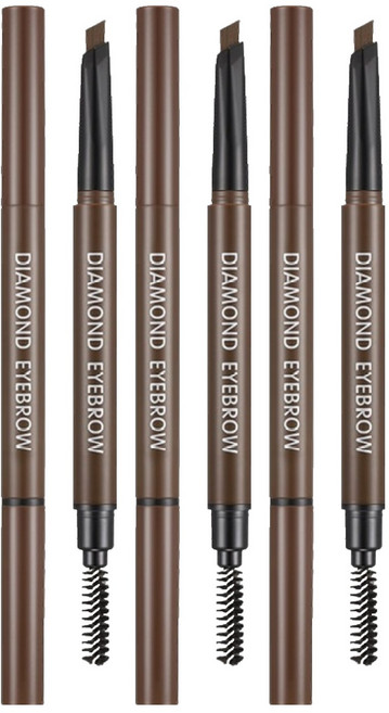 리르 다이아몬드 아이브로우 0.35g, 02 딥 브라운, 3개