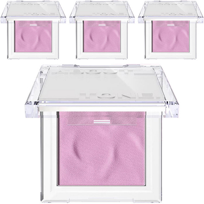 어바웃톤 플러피 웨어 블러셔 4.3g, 06 무드 라벤더, 4개