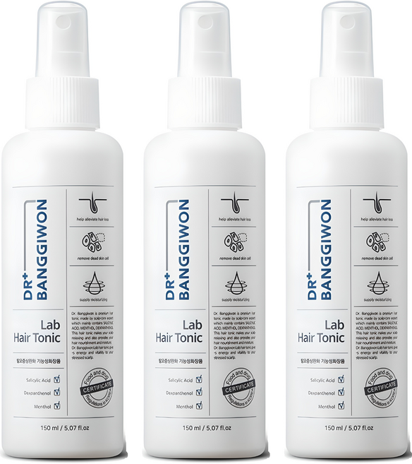 닥터방기원 랩 헤어토닉, 150ml, 3개