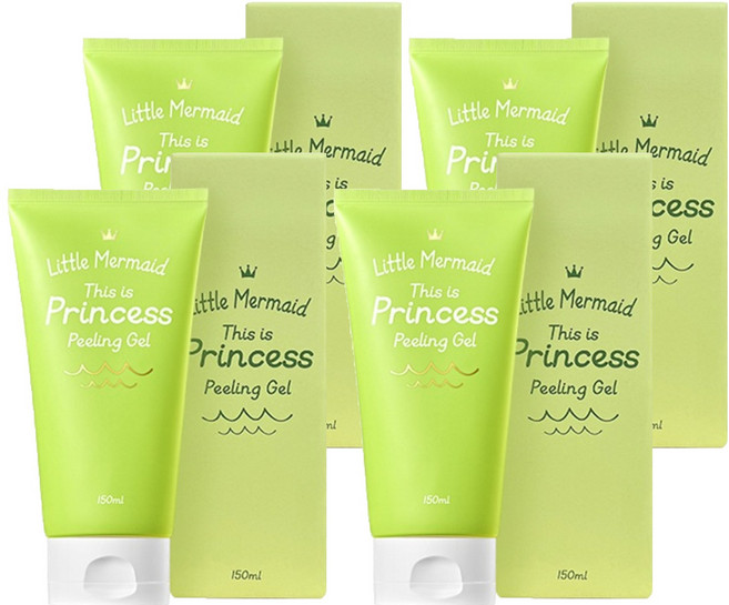 뷰티레시피 리틀머메이드 디스 이즈 프린세스 필링젤, 150ml, 4개