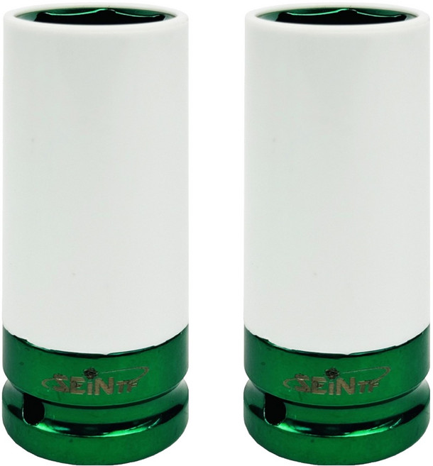 세인티에프 1/2인치 롱 너트 소켓 커버형 휠 복스알 22mm, 2개