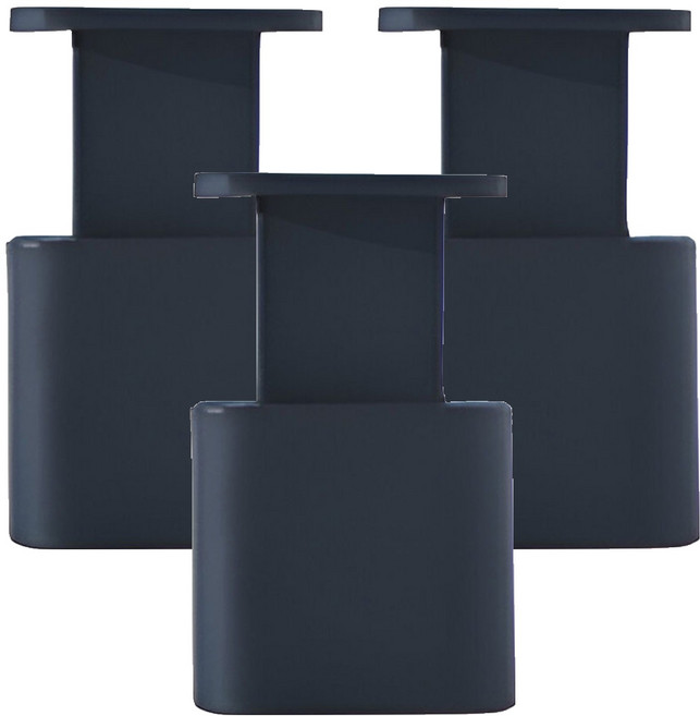 충전기 케이블 정리 20W / 18W 실리콘 홀더, 블랙, 3개