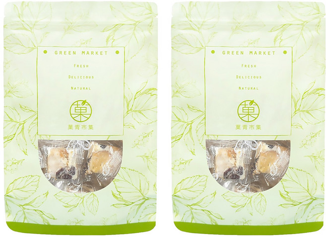 Green Market 菓青市集 蔓越莓雪花餅, 2包, 180g