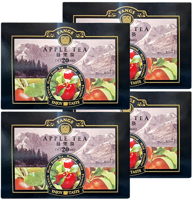 FANGS 方氏 蘋果茶, 2g, 20包, 4盒