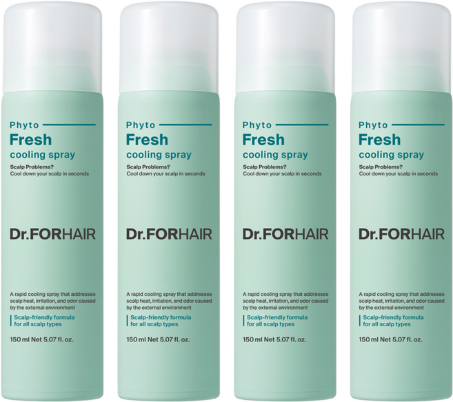 닥터포헤어 피토프레시 두피 쿨링 스프레이, 150ml, 4개