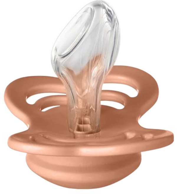 BIBS Couture拇指型矽膠奶嘴, 6-18m, 1個