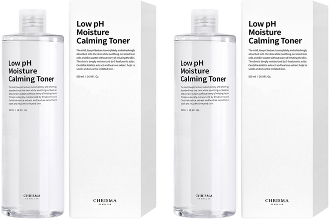 크리스마 더마랩 약산성 수분 진정 토너, 500ml, 2개