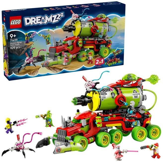 LEGO 樂高 夢工廠系列 馬特歐的噴漆卡車 Mateo's Spray Paint Truck 71499, 1組, 馬特歐的噴漆卡車 多色