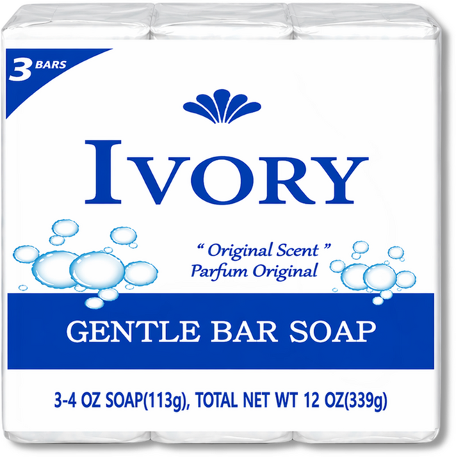 IVORY 經典香皂, 113g, 3入
