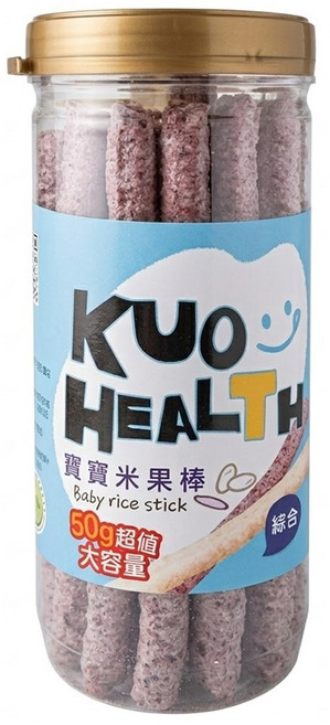 郭老師 米果棒 6個月以上, 50g, 1罐, 綜合口味