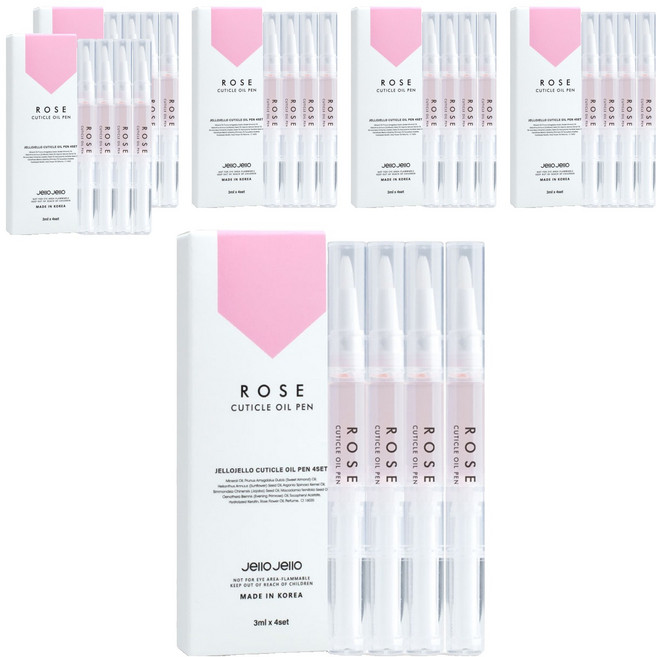 젤로젤로 큐티클 오일펜 로즈, 24개, 3ml