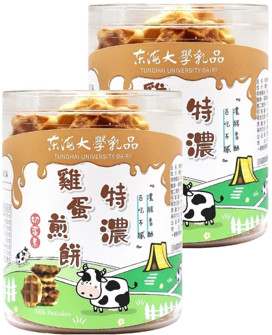 東海大學 特濃雞蛋煎餅, 75g, 2個