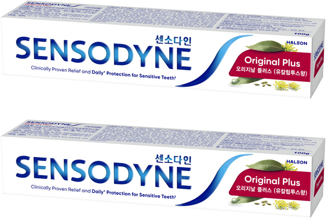 센소다인 오리지날 플러스 민감성 치약, 2개, 100g