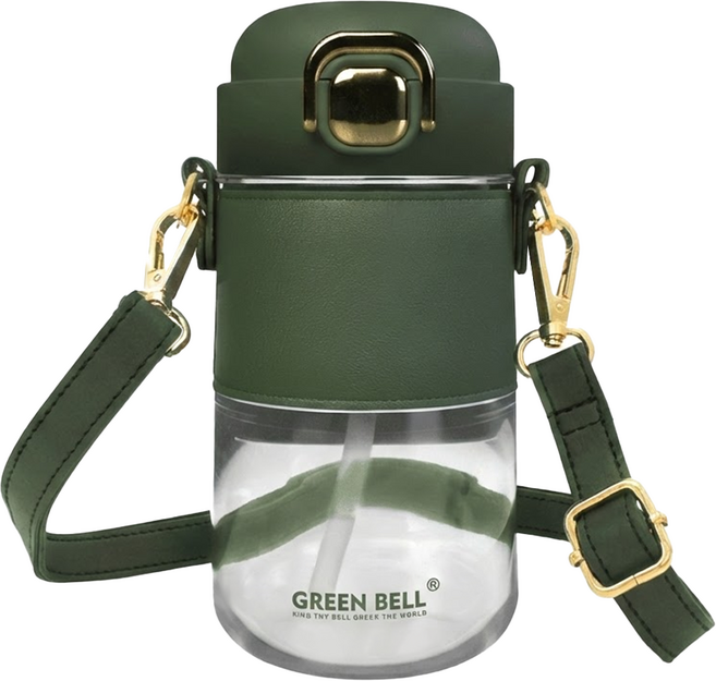 Green Bell 綠貝 Tritan輕奢太空壺, 綠色, 550ml, 1個