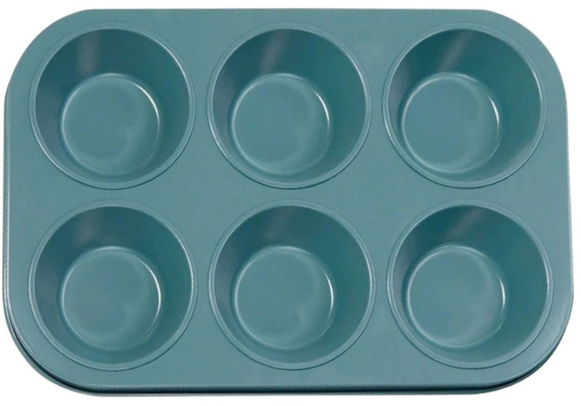 CHEFMADE 學廚 環保系列 6連 不沾 瑪芬蛋糕模, 1個