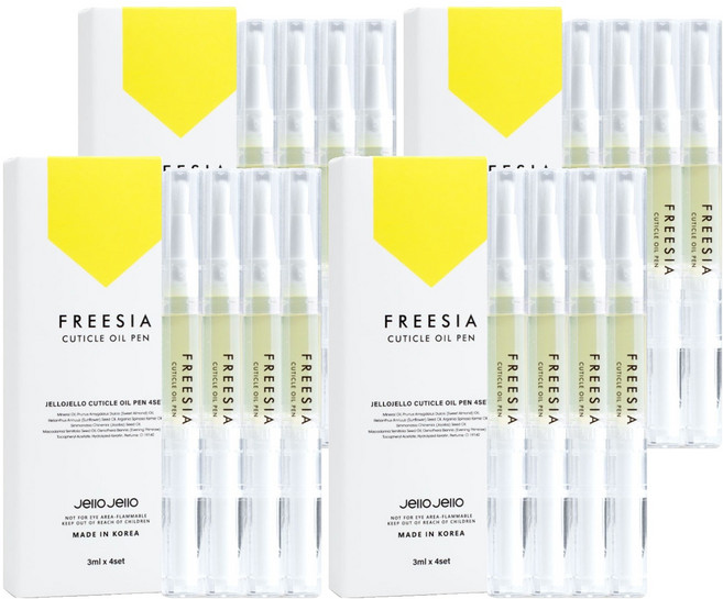 젤로젤로 큐티클 오일펜 프리지아, 3ml, 16개