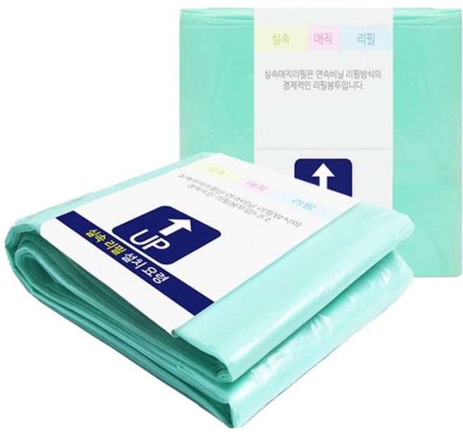 실속 매직 리필 봉투 M220, 9L, 10개