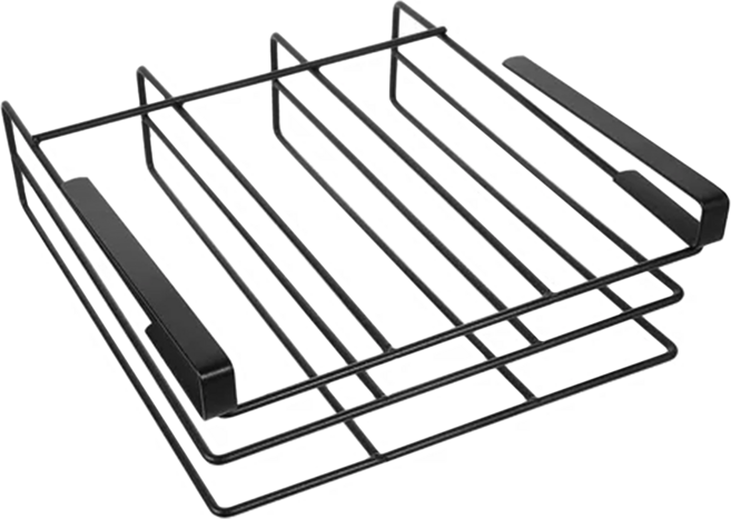 砧板收納置物架, 黑色, 1個