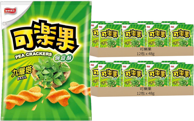 可樂果 九層塔口味, 48g, 24包