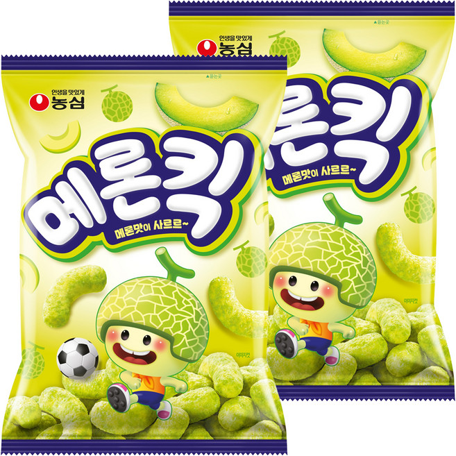농심 메론킥, 60g, 2개