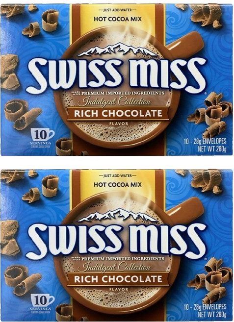 SWISS MISS 香醇牛奶可可粉, 28g, 10入, 2盒