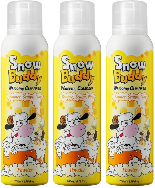 스노우버디 휘핑 클렌저 베이비파우더향, 200ml, 3개 - 쿠팡