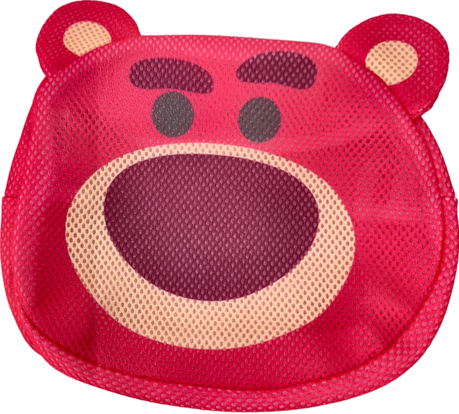 Disney 迪士尼 TsumTsum 造型手提洗衣袋 26 x 24 x 12cm, 熊抱哥 粉色, 1個