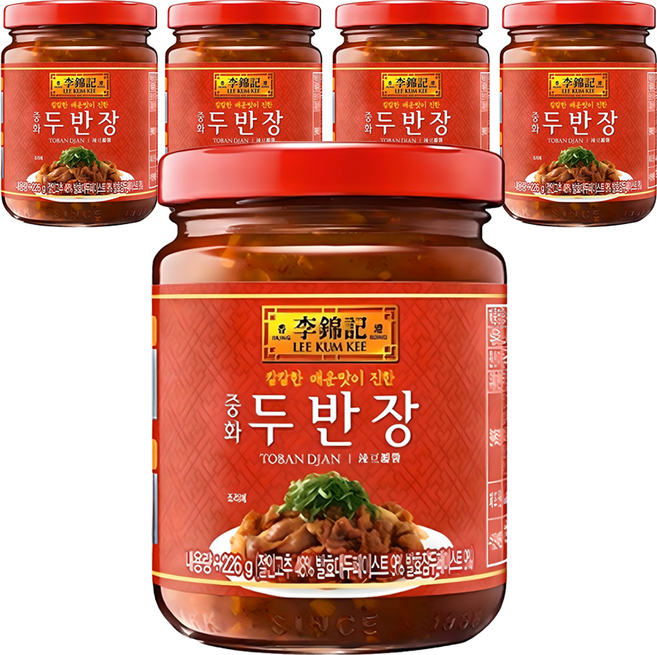 오뚜기 이금기 중화 두반장소스, 226g, 5개
