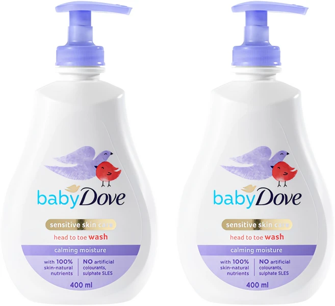 베이비도브 유아용 바디워시 카밍모이스처 카모마일향, 400ml, 2개 - 쿠팡