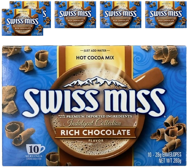 SWISS MISS 香醇牛奶可可粉, 28g, 10入, 6盒
